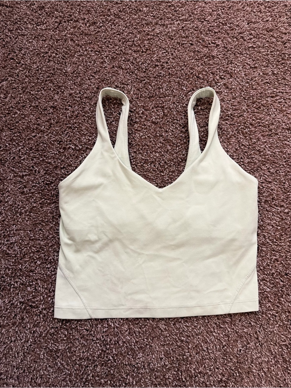 lululemon athletica  V-Neck Crop Tank